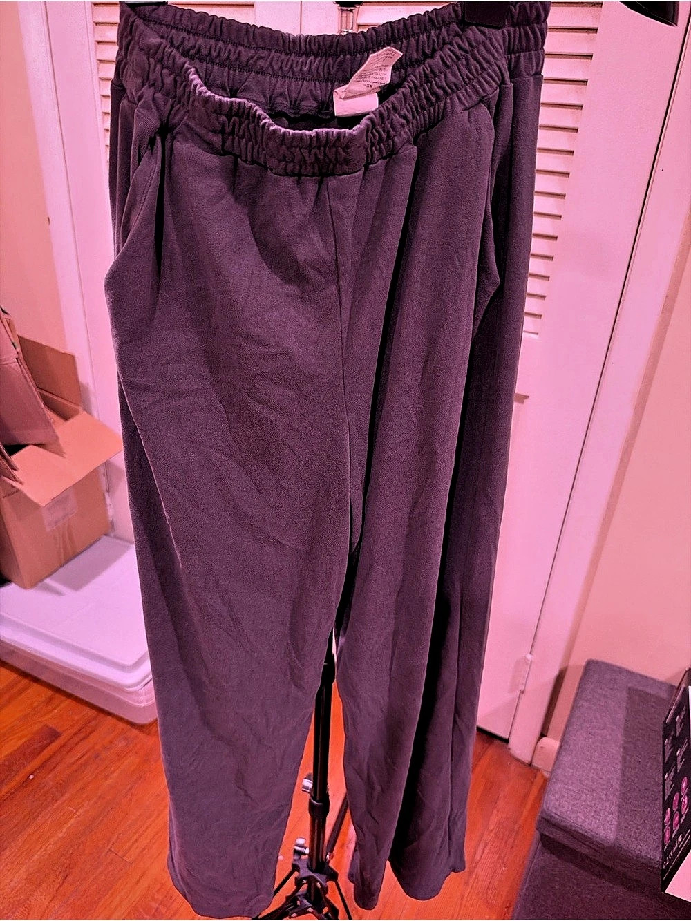 SHEIN Women's Jogger Pants in Purple Size Medium